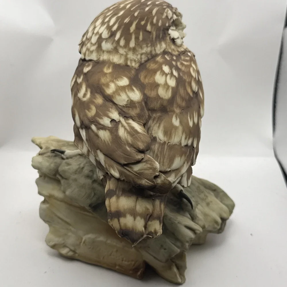 Vintage Tay Italy Giuseppe Tagliariol Porcelain Elf Owl Figurine Statue‎ Sticker